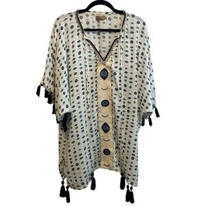 Skemo Boho Tunic Top Size Medium